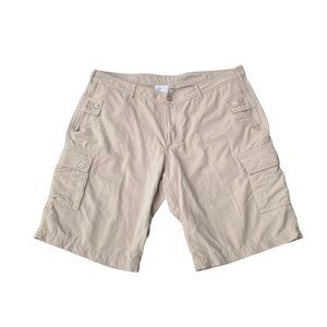 Clothing Arts P-Cubed Shorts Only Mens 40 Pick-Pocket Proof Cargo Pockets Beige